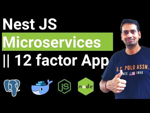 Nest JS Microservices || 12 Factor App